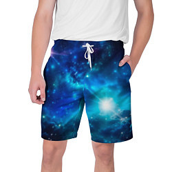 Мужские шорты Звёздный космос чёрно-синий