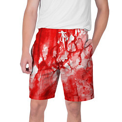 Мужские шорты Кровь на белом