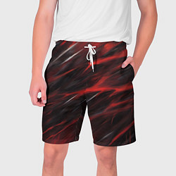 Шорты на шнурке мужские Красный шторм, цвет: 3D-принт