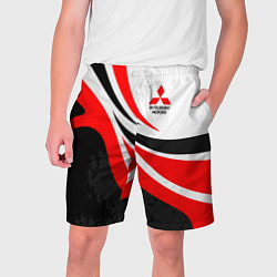 Шорты на шнурке мужские Evo racer mitsubishi - uniform, цвет: 3D-принт