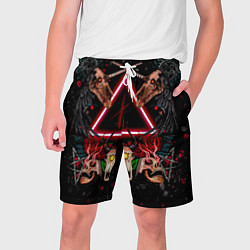 Шорты на шнурке мужские Слепые судьбы, цвет: 3D-принт