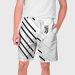 Шорты на шнурке мужские Juventus sport geometry, цвет: 3D-принт