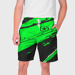 Шорты на шнурке мужские JAC sport green, цвет: 3D-принт
