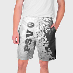Шорты на шнурке мужские PSV - white gradient по-вертикали, цвет: 3D-принт