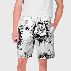 Шорты на шнурке мужские Покер, цвет: 3D-принт