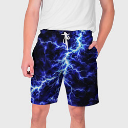 Шорты на шнурке мужские Мощнейший разряд молнии, цвет: 3D-принт