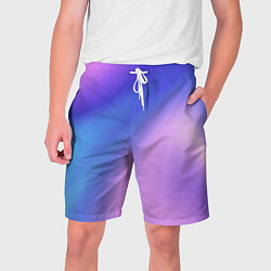 Шорты на шнурке мужские Color multicolored gradient, цвет: 3D-принт