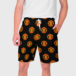 Шорты на шнурке мужские Manchester United Pattern, цвет: 3D-принт