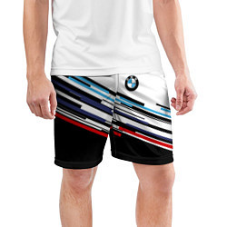 Шорты спортивные мужские BMW BRAND COLOR БМВ, цвет: 3D-принт — фото 2