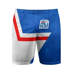 Шорты спортивные мужские KSI ICELAND STAR, цвет: 3D-принт