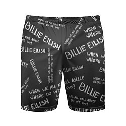 Мужские спортивные шорты BILLIE EILISH: Where Do We Go