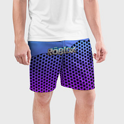 Шорты спортивные мужские Roblox Gradient Pattern, цвет: 3D-принт — фото 2