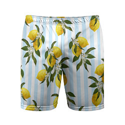 Шорты спортивные мужские Лимоны, цвет: 3D-принт