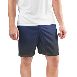 Шорты спортивные мужские Серый октагон, цвет: 3D-принт — фото 2