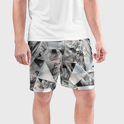 Шорты спортивные мужские Зеркальный калейдоскоп, цвет: 3D-принт — фото 2