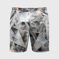 Шорты спортивные мужские Зеркальный калейдоскоп, цвет: 3D-принт