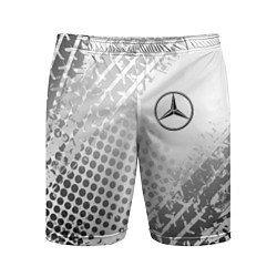 Шорты спортивные мужские Mercedes-Benz, цвет: 3D-принт