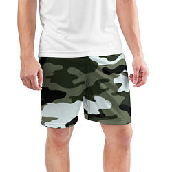 Шорты спортивные мужские Camouflage 2, цвет: 3D-принт — фото 2