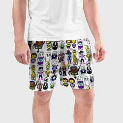 Шорты спортивные мужские UNDERTALE, цвет: 3D-принт — фото 2