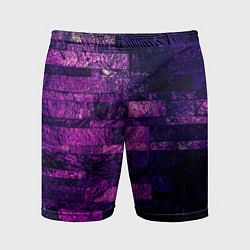 Шорты спортивные мужские Purple-Wall, цвет: 3D-принт