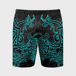Мужские спортивные шорты Узоры магия