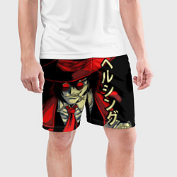 Шорты спортивные мужские Хеллсинг, цвет: 3D-принт — фото 2