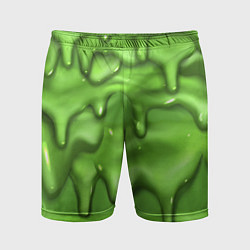 Шорты спортивные мужские Green Slime, цвет: 3D-принт