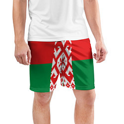 Шорты спортивные мужские Белоруссия, цвет: 3D-принт — фото 2