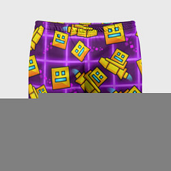 Шорты спортивные мужские Geometry Dash: Violet Space, цвет: 3D-принт