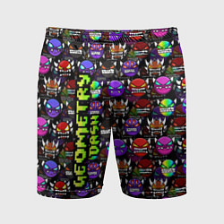 Мужские спортивные шорты Geometry Dash: Heroes
