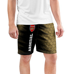 Шорты спортивные мужские АРСЕНАЛ Arsenal - Полутона, цвет: 3D-принт — фото 2