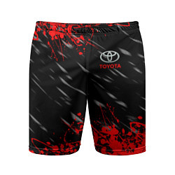 Мужские спортивные шорты Toyota - Красные брызги