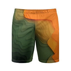 Мужские спортивные шорты Зеленые дюны