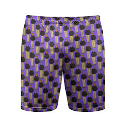 Мужские спортивные шорты Свидетель из Фрязино фиолетовый
