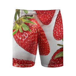 Шорты спортивные мужские Strawberries, цвет: 3D-принт