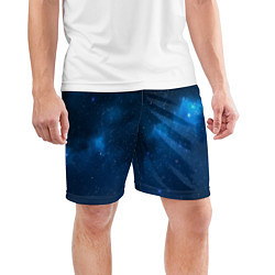 Шорты спортивные мужские Космическая ночь, цвет: 3D-принт — фото 2