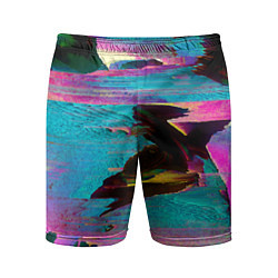 Мужские спортивные шорты Multicolored vanguard glitch