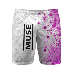 Шорты спортивные мужские Muse Rock Legends, цвет: 3D-принт