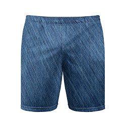 Мужские спортивные шорты Деним - джинсовая ткань текстура
