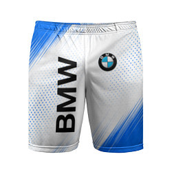 Мужские спортивные шорты Bmw синяя текстура