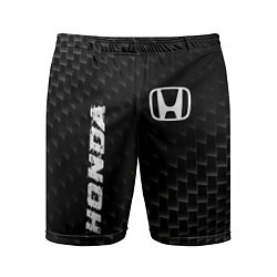Мужские спортивные шорты Honda карбоновый фон