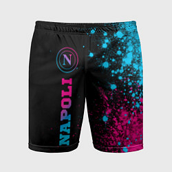 Шорты спортивные мужские Napoli - neon gradient: по-вертикали, цвет: 3D-принт