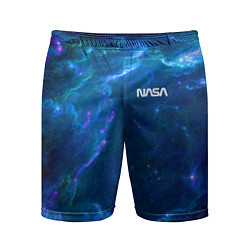 Шорты спортивные мужские Бескрайний космос - Nasa, цвет: 3D-принт