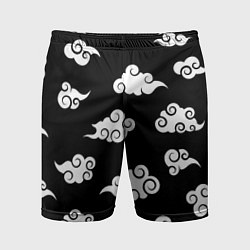 Мужские спортивные шорты Белые японские облака