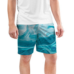 Шорты спортивные мужские Морской бриз, цвет: 3D-принт — фото 2