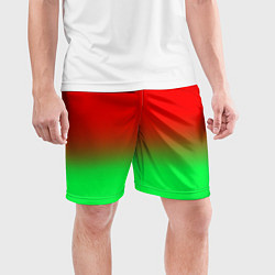 Шорты спортивные мужские Необычный переход, цвет: 3D-принт — фото 2