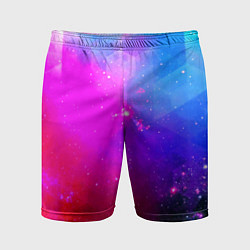 Шорты спортивные мужские Космическая абстракция, цвет: 3D-принт
