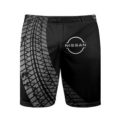 Мужские спортивные шорты Nissan tire tracks