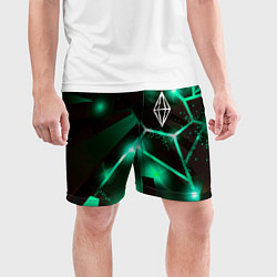Шорты спортивные мужские The Sims разлом плит, цвет: 3D-принт — фото 2