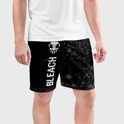 Шорты спортивные мужские Bleach glitch на темном фоне: по-вертикали, цвет: 3D-принт — фото 2